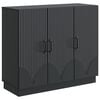 vidaXL Credenza Nero 89 x 34,5 x 77 cm Legno ingegnerizzato