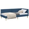 vidaXL Cornice del letto ad angolo Blu 80 x 200 cm Tessuto
