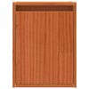 vidaXL Armadietto a muro 2 pcs Marrone cerato 30 x 30 x 40 cm