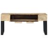 vidaXL Tavolino Forma a Musicassetta 100x52x45cm Legno Massello Mango