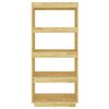 vidaXL Libreria/Divisorio 60x35x135 cm in Legno Massello di Pino