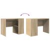 vidaXL Scrivania rovere sonoma 102 x 50 x 75 cm Legno multistrato