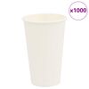 vidaXL Bicchieri da Caff&egrave; in Carta 1000 pz 16oz 400ml Bianco