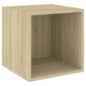 vidaXL Mobile a Muro Rovere Sonoma 37x37x37 cm in Legno Multistrato