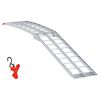 vidaXL Rampa per Moto Argento 340 kg per pezzo Alluminio
