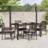 vidaXL Set da Pranzo per Giardino 5 pcs Marrone polyrattan