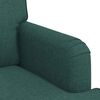 vidaXL Divano 2 pcs Verde Scuro 144 x 80 x 85 cm Tessuto
