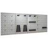 vidaXL Pannelli per Utensili a Parete 4 pz 40x58 cm Acciaio