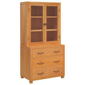 vidaXL Set di Mobili per Magazzino 2 pz Marrone 80 x 50 x 160 cm
