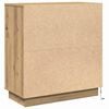 vidaXL Armadio da Notte Rovere artigianale 71 x 34,5 x 75 cm