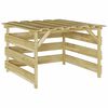 vidaXL Garage per tosaerba Marrone 84 x 80 x 56 cm