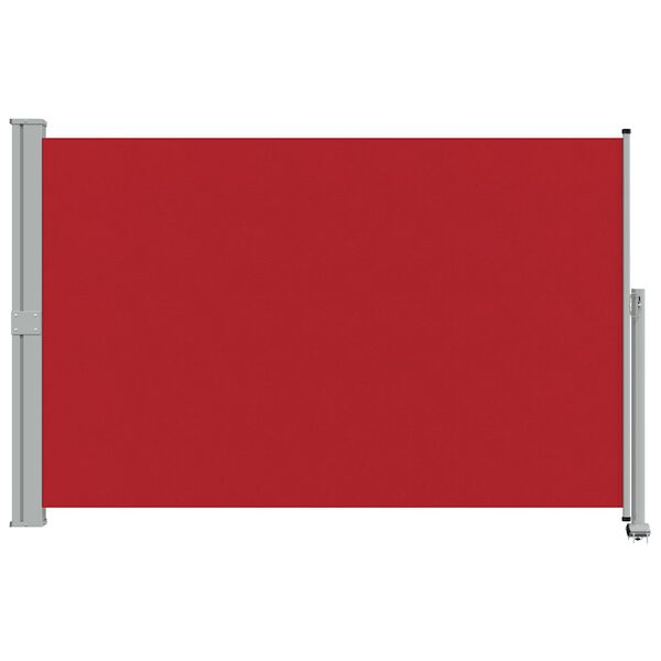 vidaXL Tenda Laterale Retrattile per Patio 160x300 cm Rossa