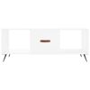 vidaXL Tavolino da Salotto Bianco 102x50x40 cm in Legno Multistrato