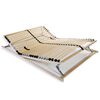 vidaXL Rete a Doghe 7 Zone senza Materasso con 28 Doghe 80x200 cm