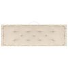 vidaXL Cuscini per Pallet e Pavimento 3 pz Beige in Cotone