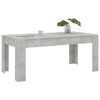 vidaXL Tavolo da Pranzo Grigio Cemento 180x90x76 cm Legno Multistrato