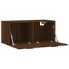 vidaXL Mobile a Parete Rovere Marrone 80x36,5x35 cm Legno Multistrato