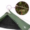 vidaXL Tenda sospesa Tipi per 1 Person1 Verde Impermeabile