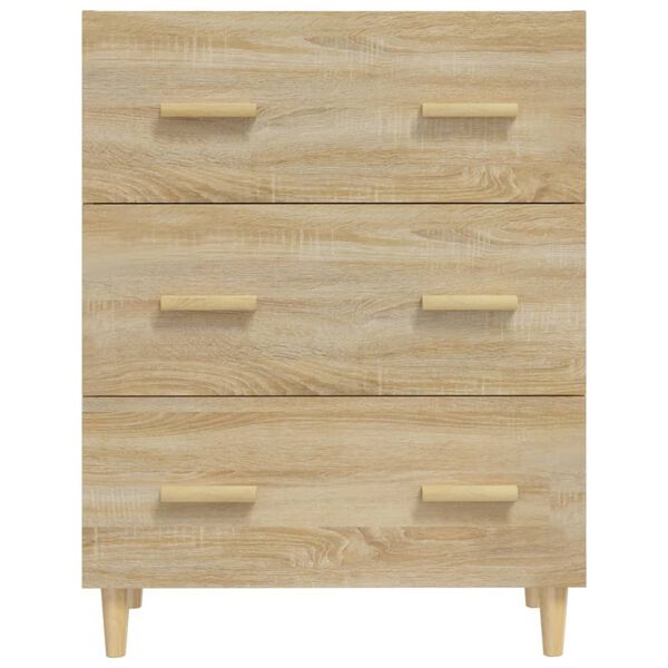 vidaXL Credenza Rovere Sonoma 70x34x90 cm in Legno Multistrato
