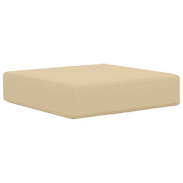 vidaXL Cuscino da Sedia Esterno Beige 40 x 40 x 8 cm 100% Poliestere
