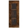 vidaXL Credenza Rovere Fumo 34,5x34x180 cm in Legno Multistrato