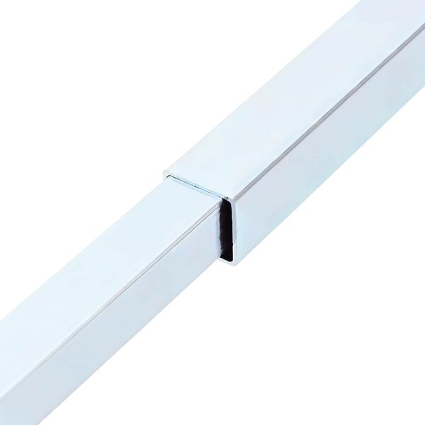 vidaXL Barra di Sicurezza Regolabile per Finestra 6 pcs Argento