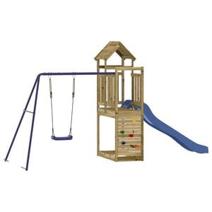 vidaXL Set da Gioco da Esterno in Legno di Pino Impregnato