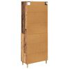 vidaXL Credenza Legno vecchio 69,5 x 32,5 x 180 cm Legno multistrato