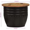 vidaXL Tavolino da Salotto Nero 50x39,5 cm Legno Massello di Recupero