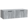 vidaXL Mobile Porta TV da Muro Grigio Sonoma 98 x 41 x 30 cm