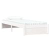 vidaXL Giroletto Bianco in Legno Massello 75x190 cm Small Single