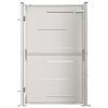 vidaXL Cancello da giardino 100x145 cm in acciaio inox