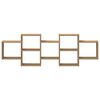 vidaXL Scaffale a Parete Rovere Artigianale 129x18x42 cm in Truciolato