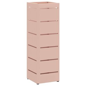 vidaXL Supporto per Ombrellone Rosa 15,5 x 15,5 x 49 cm Metallo