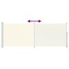 vidaXL Tenda Laterale Retrattile per Patio 180x500 cm Crema