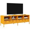 vidaXL Mobile TV Giallo Senape 135x39x43,5 cm in Acciaio