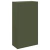 vidaXL Cassetta per pacchi Verde oliva 44 x 22 x 82 cm Acciaio