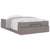 vidaXL Struttura letto con materasso con materasso 2 pcs Talpa Tessuto