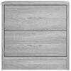 vidaXL Comodino Grigio Sonoma 40x30x40 cm in Truciolato