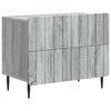 vidaXL Armadio da Notte con cassetto Grigio Sonoma 62 x 34,5 x 49,5 cm