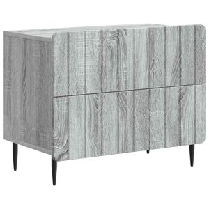 vidaXL Armadio da Notte con cassetto Grigio Sonoma 62 x 34,5 x 49,5 cm