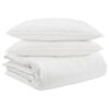 vidaXL Set di Piumoni con cuscino 3 pz Bianco Piuma d'anatra