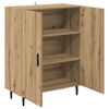 vidaXL Credenza Rovere artigianale 69,5 x 34 x 90 cm Legno multistrato