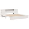 vidaXL Letto Libreria senza Materasso Bianco 200x200 cm Legno di Pino