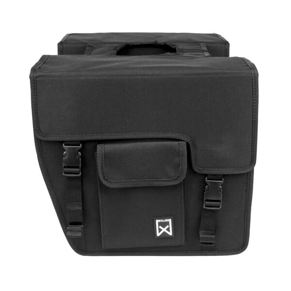 Willex Borse Laterali per Bicicletta Shopper 33 L Nero 10701