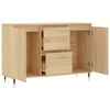 vidaXL Credenza Rovere Sonoma 101,5x35x70 cm in Legno Multistrato