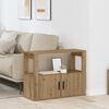 vidaXL Credenza rovere artigianale 80 x 30 x 60 cm Legno multistrato