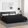 vidaXL Duvet Invernale Nero e Talpa 220 x 240 cm Microfibra