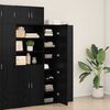 vidaXL Credenza Rovere Nero 40 x 42,5 x 185 cm