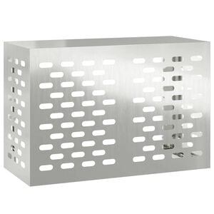 vidaXL Copertura per condizionatore d'aria Argento 90 x 40 x 60 cm